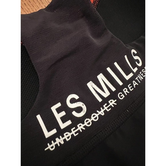 NWOT Reebok x Les Mills Black‎ Sports Bra Athletic Athleisure Size XS - Picture 3 of 3